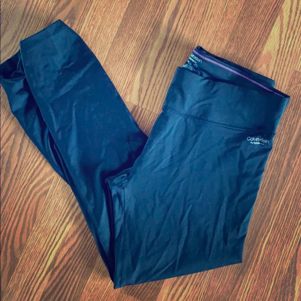 Calvin Kline Performance Leggings. Sweat wicking.